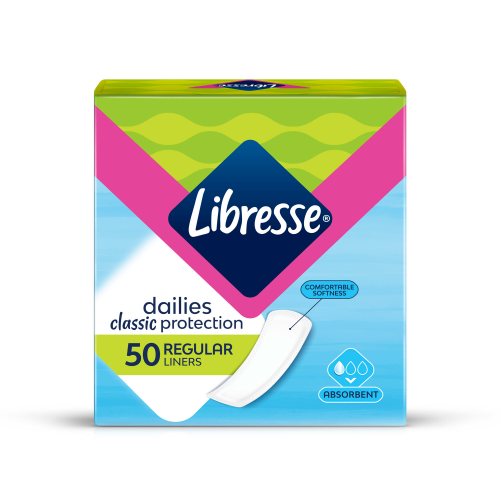 Ежедневные прокладки Libresse Classic Regular, 50 шт