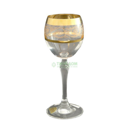 Набор бокалов Rona Золотая коллекция для вина 150 мл 6 шт