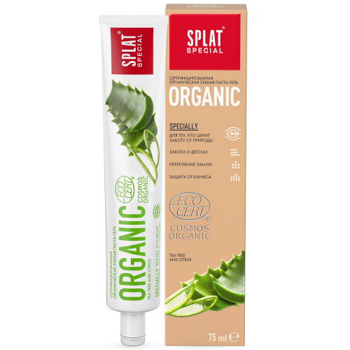 Зубная паста для укрепления эмали SPLAT Special ORGANIC ОРГАНИК 75 мл