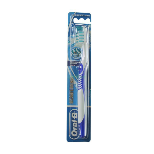 Зубная щетка Oral-B Advantage Plus средняя White-Blue