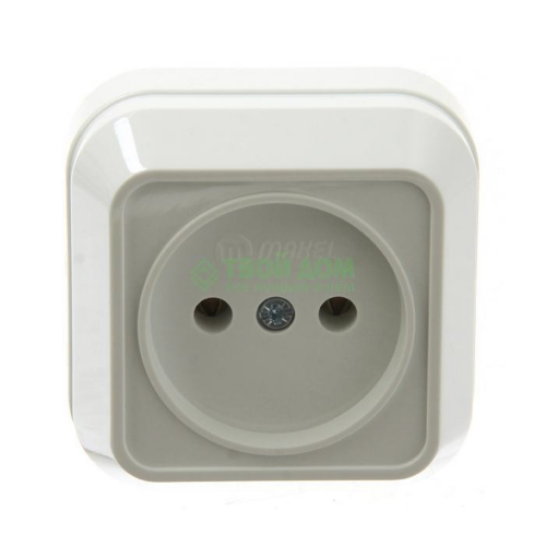 Розетка Makel Силовая 1 White
