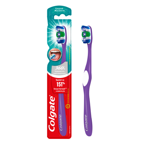 Зубная щетка Colgate 360 Суперчистота всей полости рта