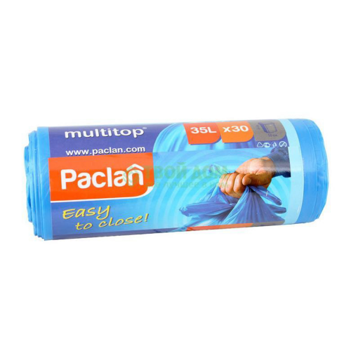 Мешки мусорные PACLAN Эконом 35л 20шт