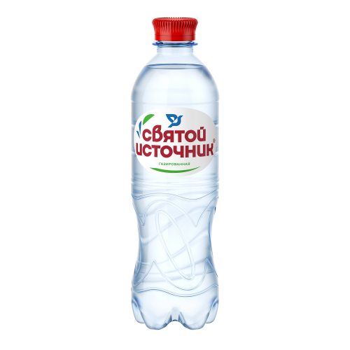 Вода питьевая Святой Источник газированная 0,5 л
