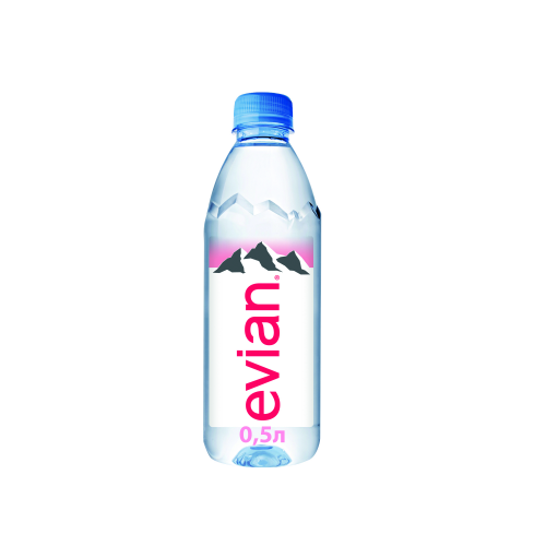 Вода минеральная Evian негазированная 0,5 л