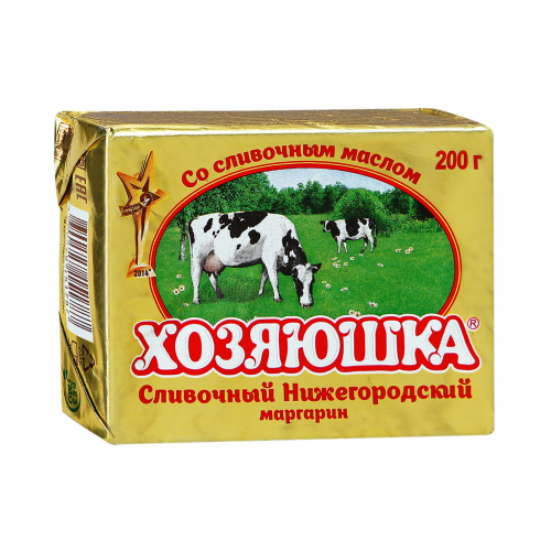 Маргарин Хозяюшка сливочный Нижегородский 60% 200 г
