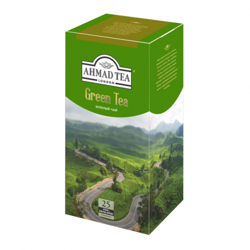 Чай Ahmad Tea Green Tea Зеленый 25 пакетиков
