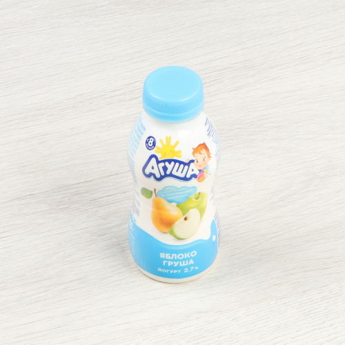Йогурт Агуша яблоко-груша 2,7% 0,2 л