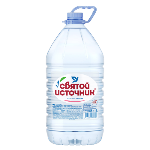 Вода питьевая Святой Источник негазированная 5 л