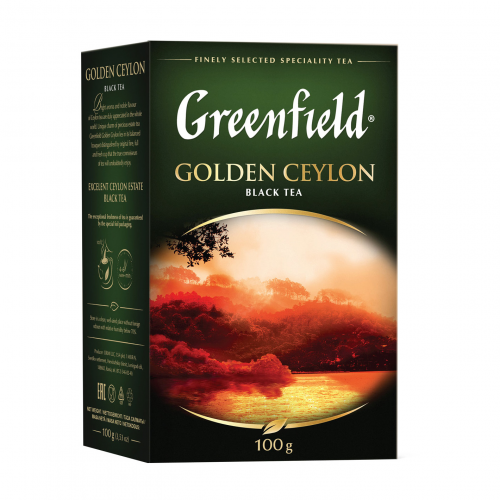 Чай черный Greenfield цейлонский Golden Ceylon крупнолистовой 100 г