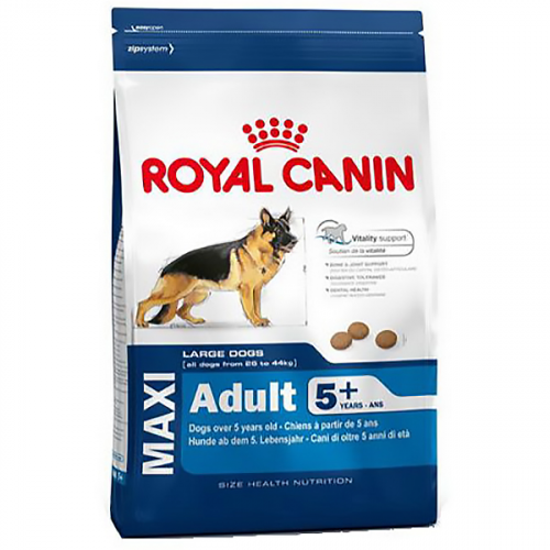 Корм для собак Royal Canin Size Maxi Adult 5+ для крупных пород старше 5 лет, птица 4 кг