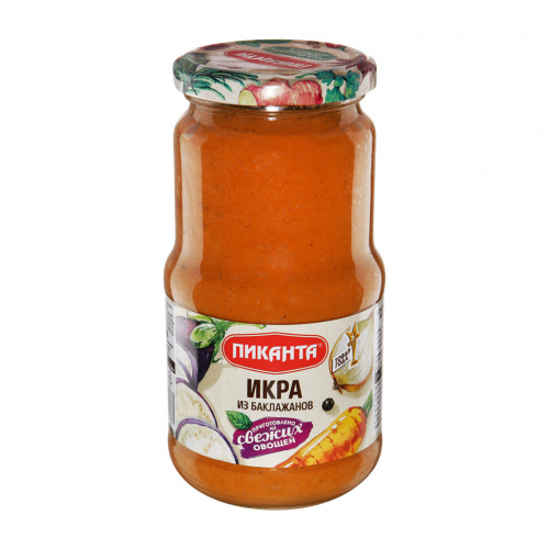 Икра из баклажанов Пиканта 520 г