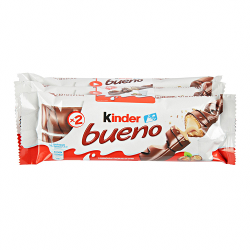 Вафли Kinder Bueno с молочно-ореховой начинкой 129 г