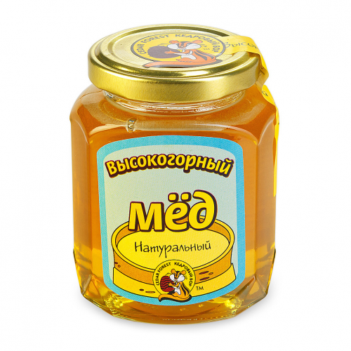 Мед натуральный Кедровый бор Высокогорный 245 г