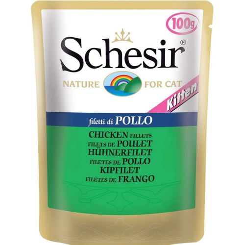 Корм для кошек SCHESIR филе цыпленка 100г