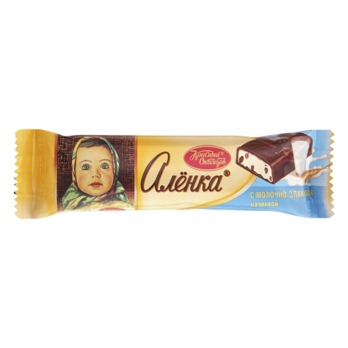 Шоколад Аленка с молочно-злаковой начинкой 45 г