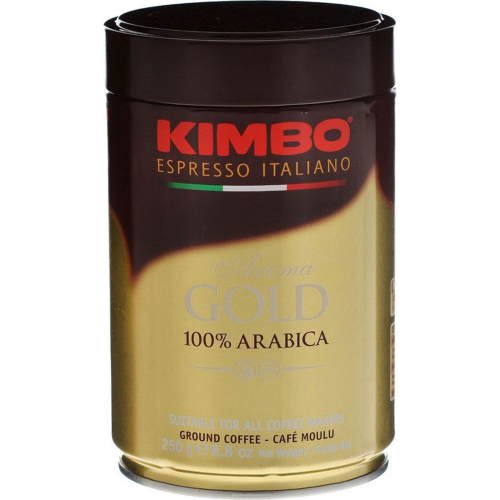 Кофе молотый Kimbo Aroma Gold 100% Arabica кофе молотый 250 г (ж/б)