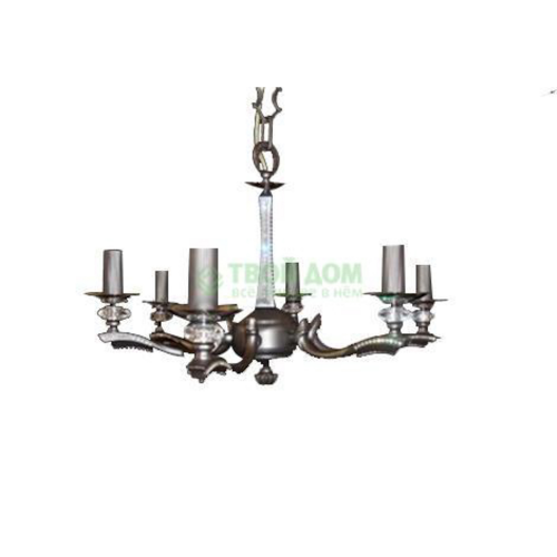 Люстра подвесная LAM L 160/3+3 NERO ARM