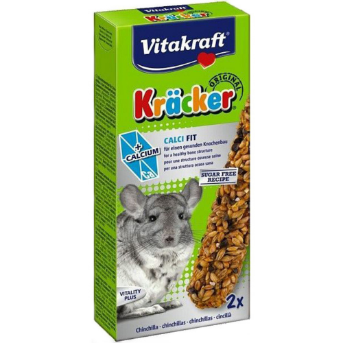 Лакомство для грызунов VITAKRAFT Крекеры с кальцием 2шт 112г