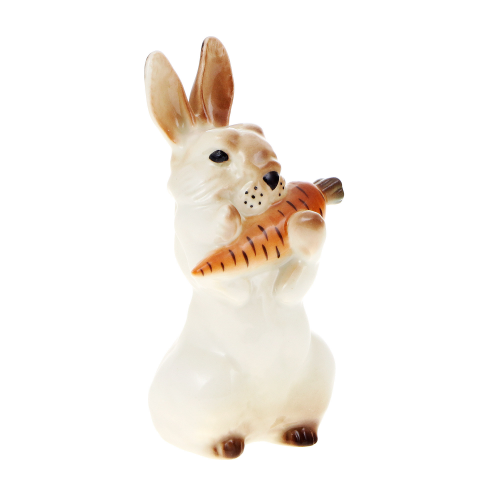 Скульптура Лфз заяц с морковкой 2