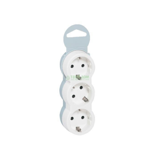 Розетка Legrand Элиум White переносная 3х2Р+Е, 16А (50656)