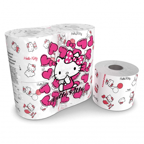 Туалетная бумага World cart hello kitty 4сл 4рул (I043A112-10HKD)