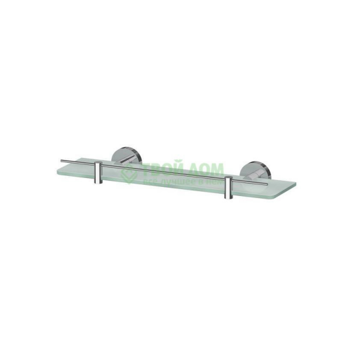 Полка с держателями 60 cm (матовое стекло; хром) ARTWELLE HAR 036