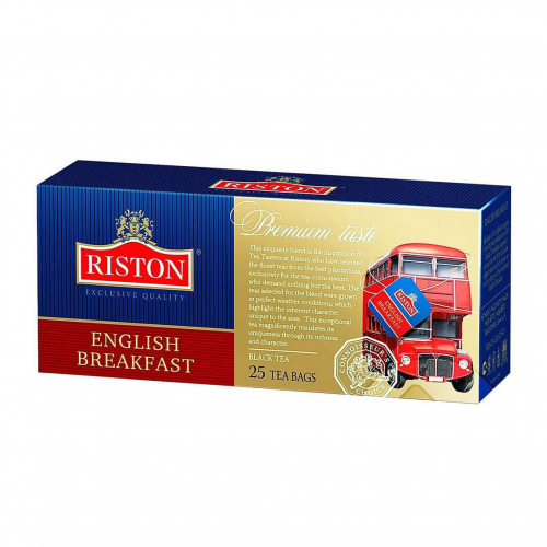 Чай черный Riston English breakfast 25 пакетиков