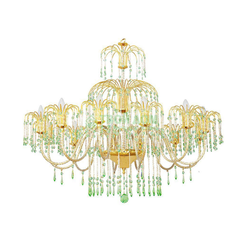 Люстра подвесная Florex international сер./зол. 1406/L12.ORO L.PERIDOT