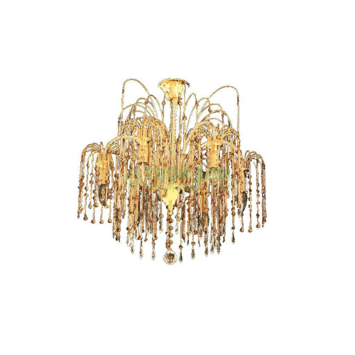 Люстра подвесная Florex international зол. Высокая 2411/L6 ORO G.TEAK