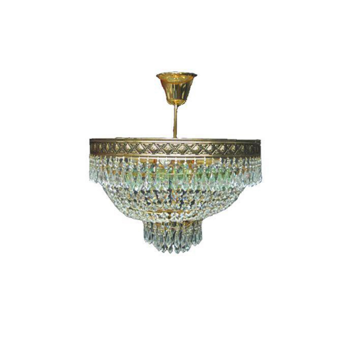 Люстра подвесная Arpe Luz S.R.L. 2051/6bp/53 черн.золото/хрусталь