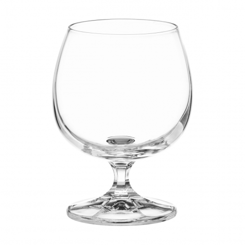 Набор рюмок для коньяка 250мл 6шт роза Crystal Bohemia (40707/250S)