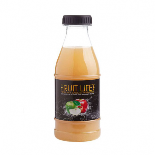 Сок FRUIT LIFE juice прямого отжима свежий из яблок 250 мл