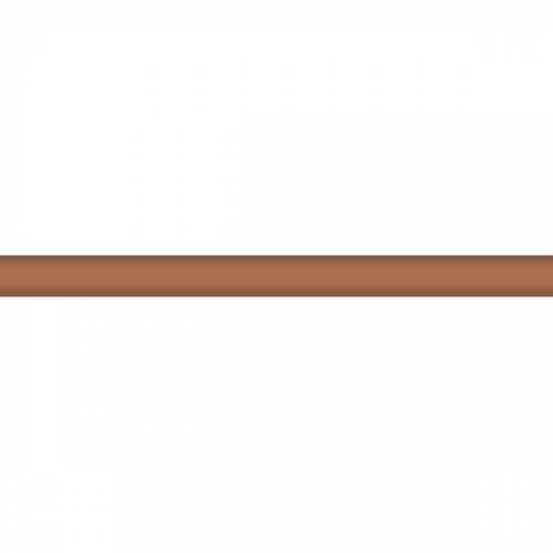 Бордюр Kerama Marazzi Карандаш Рыжий Матовый 20х1,5 см 145