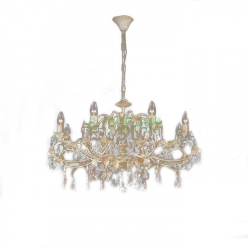 Люстра подвесная Ruggiu Rg 875/6 Ivory+Crystal