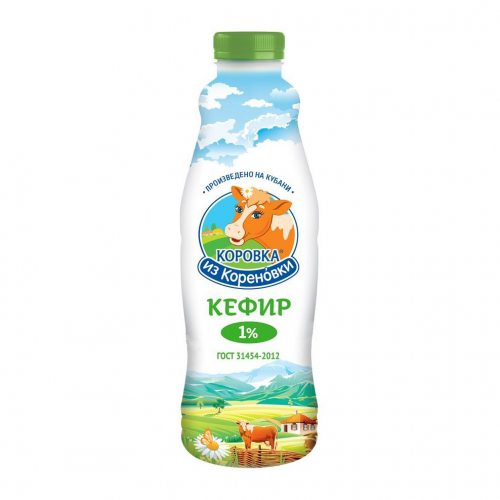 Кефир Коровка из Кореновки, 1% 900г