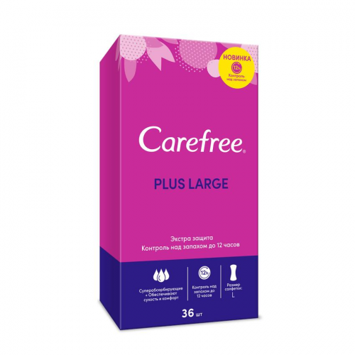 Прокладки Carefree Large Maxi 36 шт