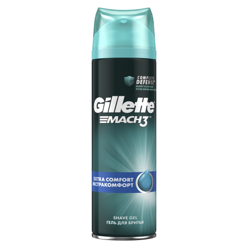 Гель для бритья Gillette Mach-3 Успокаивающий кожу 200 мл (GLS-80213151)