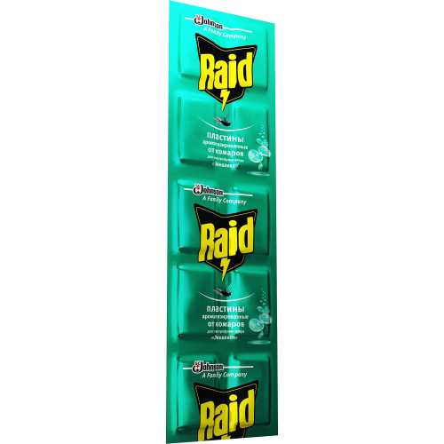 Пластины для фумигатора Raid Эвкалипт 10 шт