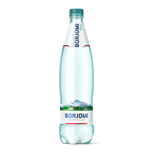 Вода минеральная Borjomi газированная 0,75 л