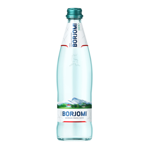 Вода минеральная Borjomi газированная 0,5 л