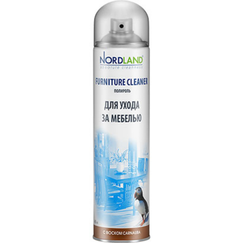 Полироль Nordland для ухода за мебелью с воском carnauba 400 мл