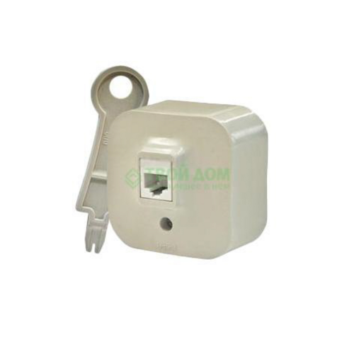 Телефонная розетка Legrand Quteo (782224)