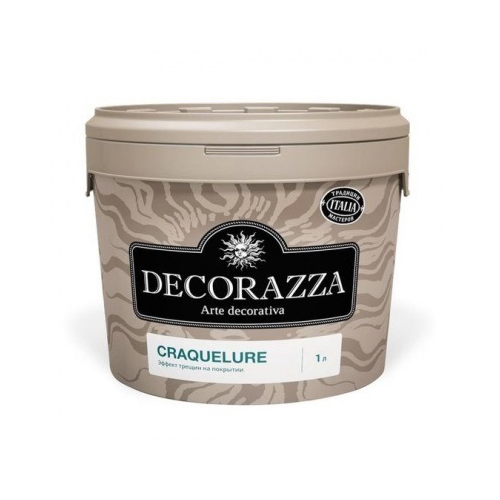 Декоративная краска Decorazza Craquelure эффект растрескавшейся краски. 1л