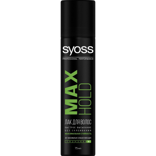 Лак для волос Syoss Max Hold 75 мл