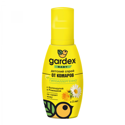 Спрей от комаров Gardex baby для детей с 2 лет 100 мл