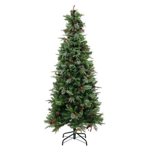 Ель искусственная National Tree с ягодами и шишками 274 см (PECO1-500-90)