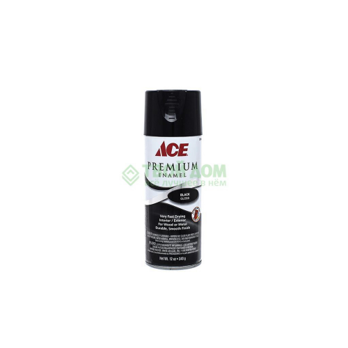 Краска Ace Premium Черный Глянец 350мл