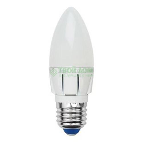 Лампочка Uniel LED-C37-6W/NW/E27/FR/DIM