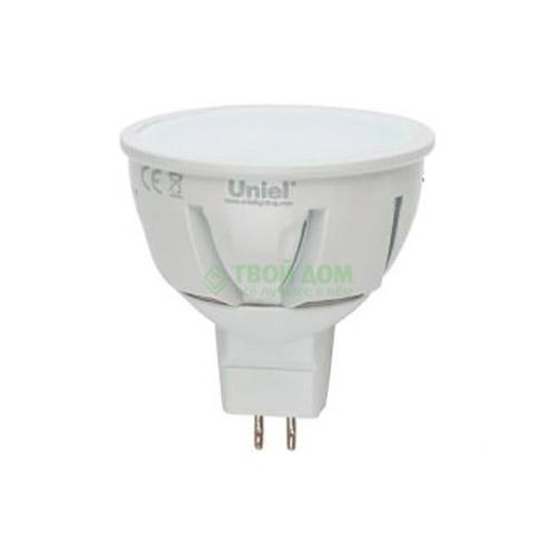 Лампочка Uniel LED-JCDR-5W/NW/GU53/FR/DIM